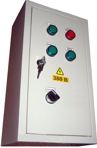 Щит управления противопожарным вентилятором и клапаном AIRS ЩУВК-П-380-0,12