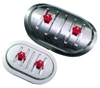 Лючок накладной CAD 300*200 mm Ø315 RED