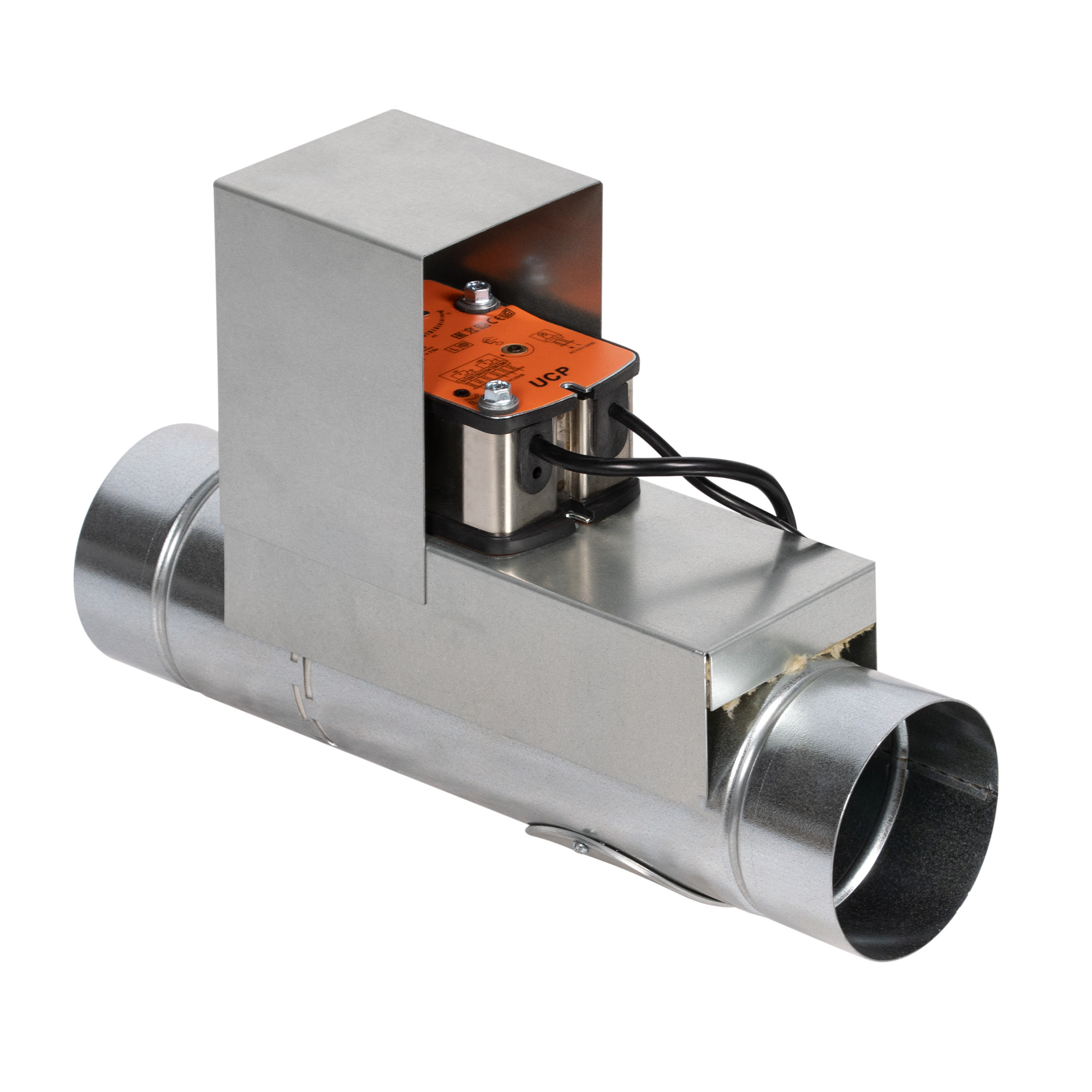 Клапан противопожарный SHUFT SHFDO-60-O-d100-EM230-F-0-0-0
