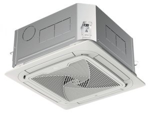 Четырёхпоточный кассетный внутренний блок MRV Haier AB052MCERL с панелью PB-620QB(H)