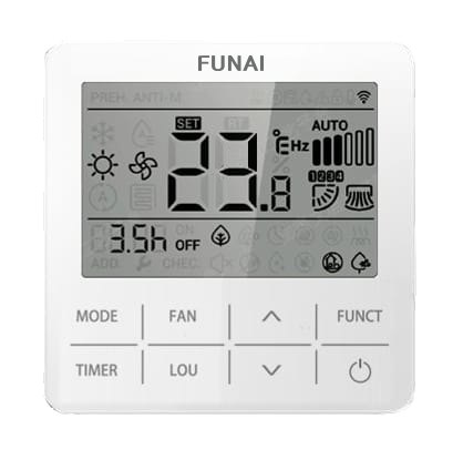 Проводной пульт управления FUNAI RWH-01 для сплит-систем EMPEROR и мульти сплит-систем ORIGAMI