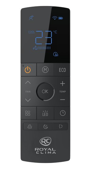 Внутренний блок настенного типа для мульти сплит-систем ROYAL Clima VENTURO NERO MULTI FLEXI EU ERP RCI-VT12HN
