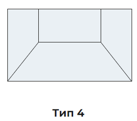 Типы исполнения (вид С) — Переход на прямоугольное сечение